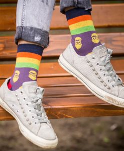 Barbaos 1/2 sosete femei, multicolor